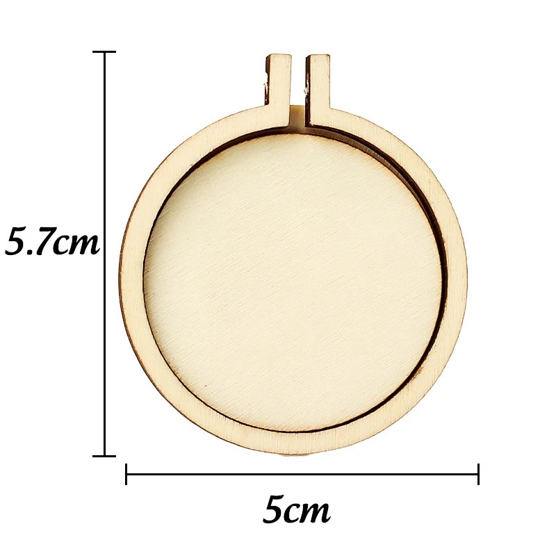 Wood Ring Blank - 1/3/5 шт., деревянное кольцо-кольцо для вышивки,