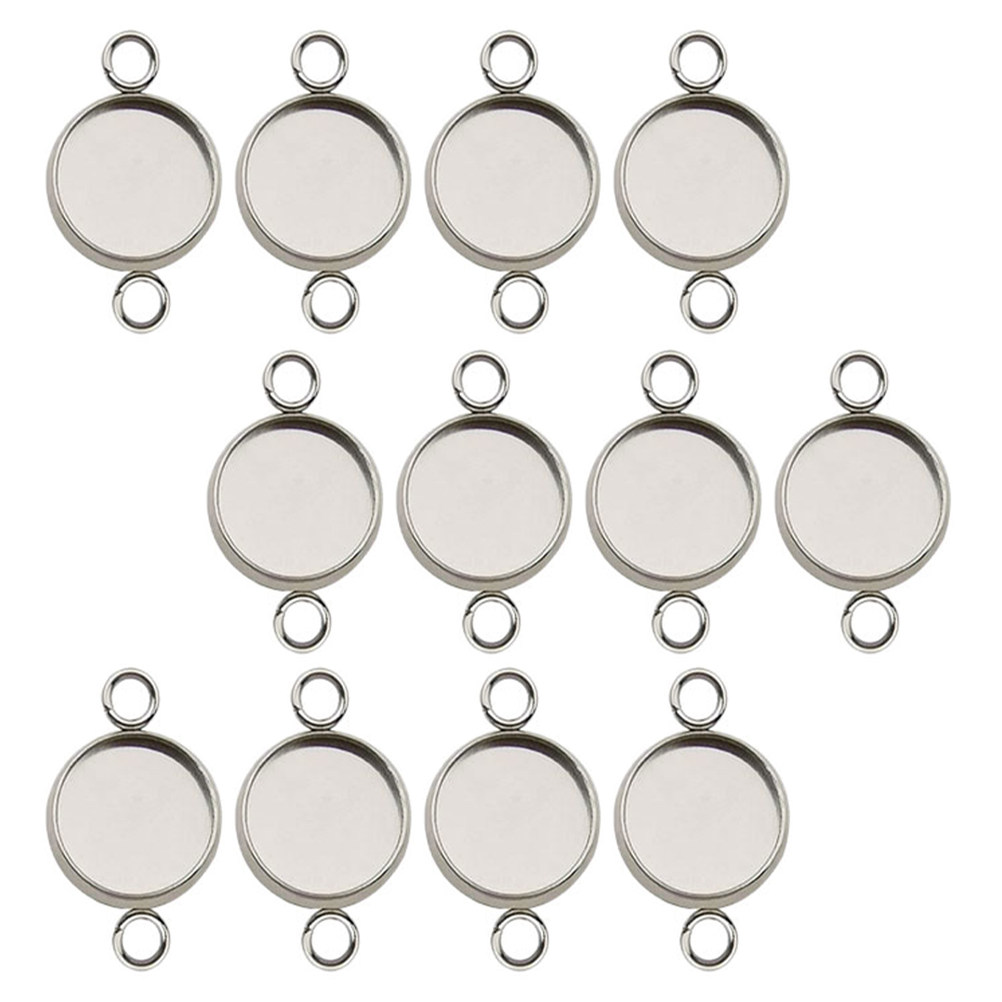 20 шт. соединительных элементо – обзор и цена Bezels Set Pendant