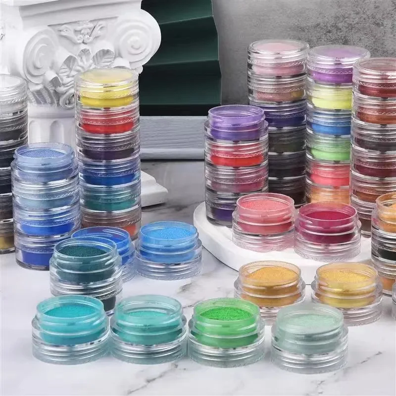 6 шт. перламутрового пигмента  – обзор и цена Resin Glitter Pack