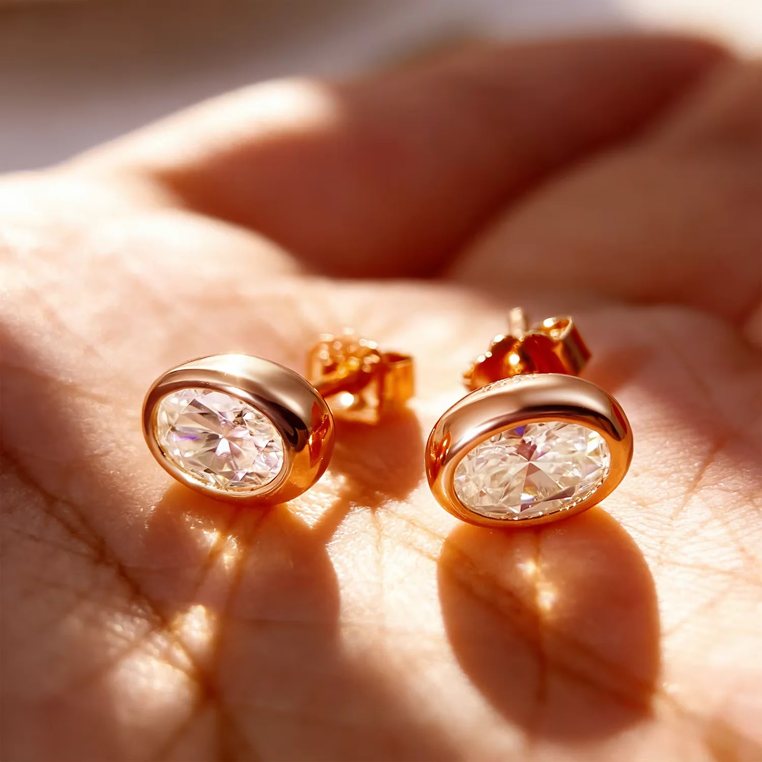 QIBAOKU, овальный кулон с муас – обзор и цена Bezels Set Pendant